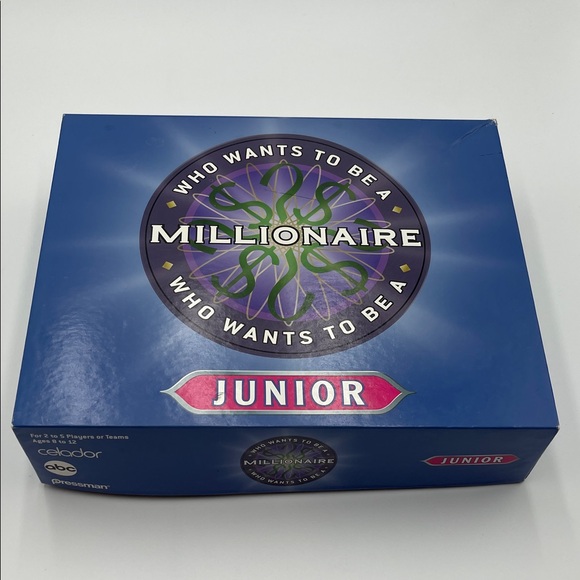 Pressman Other - Vintage 2000 Who Wants to Be a Millionaire Junior Board Game